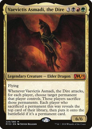 Vaevictis Asmadi, The Dire [Core Set 2019] | North Game Den