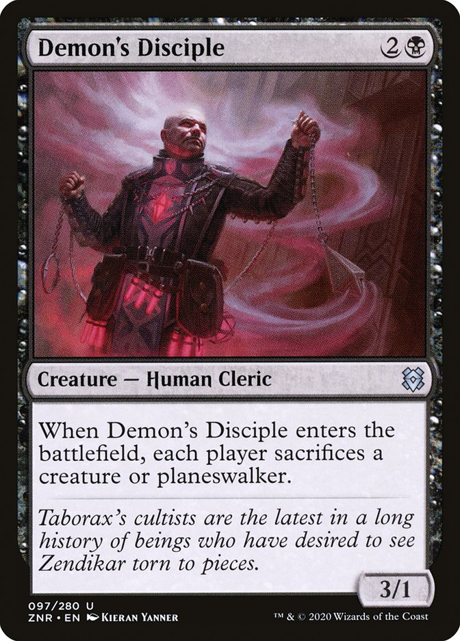 Demon's Disciple [Zendikar Rising] | North Game Den