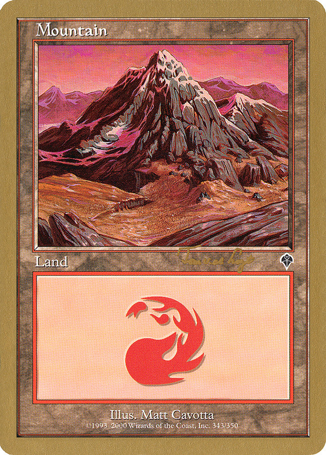 Mountain (tvdl343) (Tom van de Logt) [World Championship Decks 2001] | North Game Den