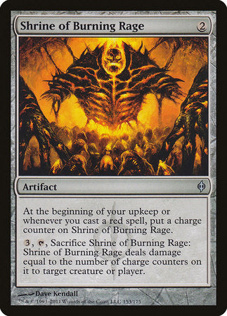 Shrine of Burning Rage [New Phyrexia] | North Game Den