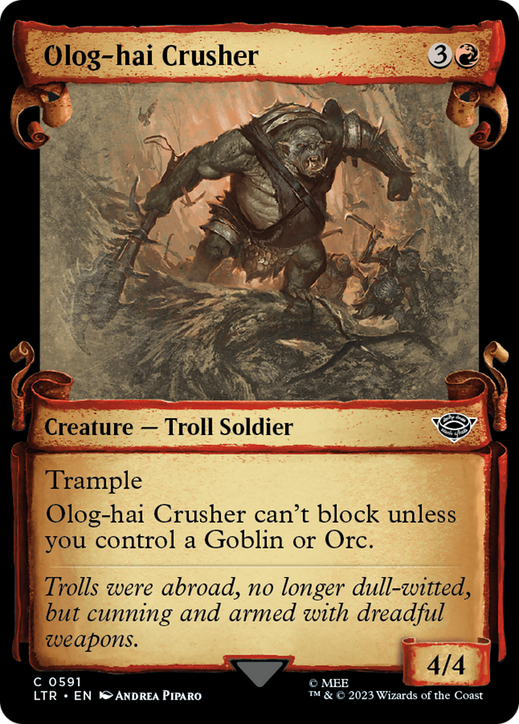 Olog-Hai Crusher [The Lord of the Rings: Tales of Middle-Earth Showcase Scrolls] | North Game Den