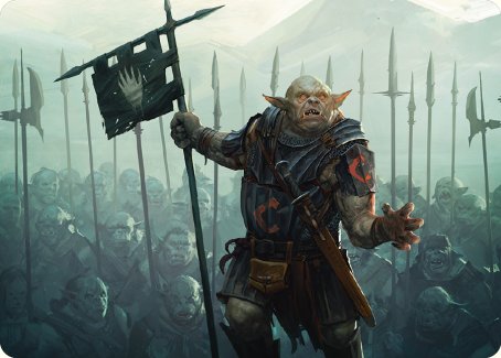 Ugluk of the White Hand Art Card [The Lord of the Rings: Tales of Middle-earth Art Series] | North Game Den