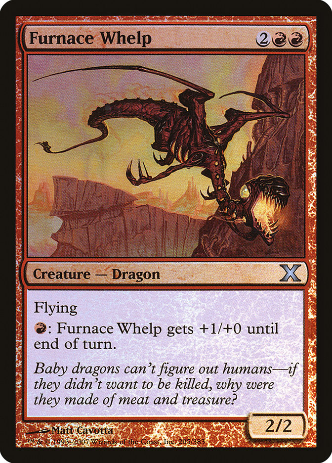 Furnace Whelp (Premium Foil) [Tenth Edition] | North Game Den