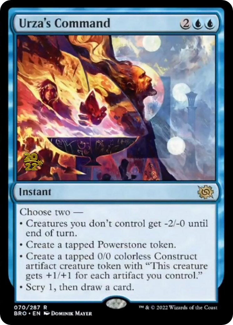 Urza's Command [The Brothers' War: Prerelease Promos] | North Game Den