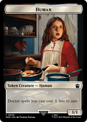 Human (0005) // Food (0026) Double-Sided Token [Doctor Who Tokens] | North Game Den