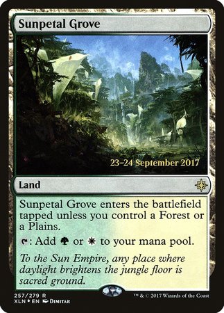 Sunpetal Grove [Ixalan Promos] | North Game Den