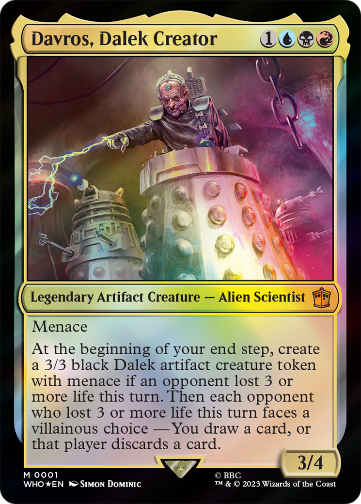 Davros, Dalek Creator [Doctor Who] | North Game Den