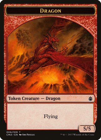 Dragon Token (006) [Commander Anthology Tokens] | North Game Den