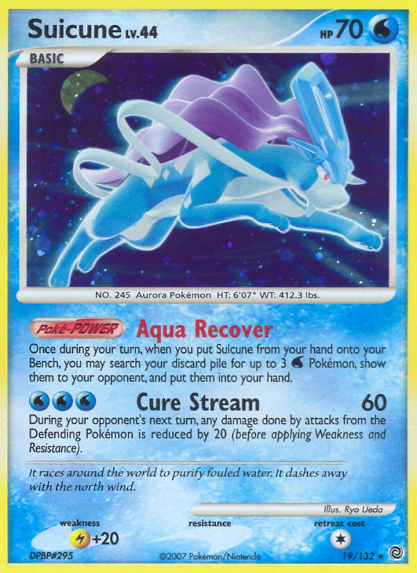 Suicune (19/132) [Diamond & Pearl: Secret Wonders] | North Game Den