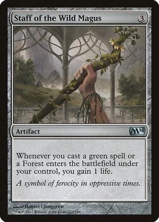 Staff of the Wild Magus [Magic 2014] | North Game Den