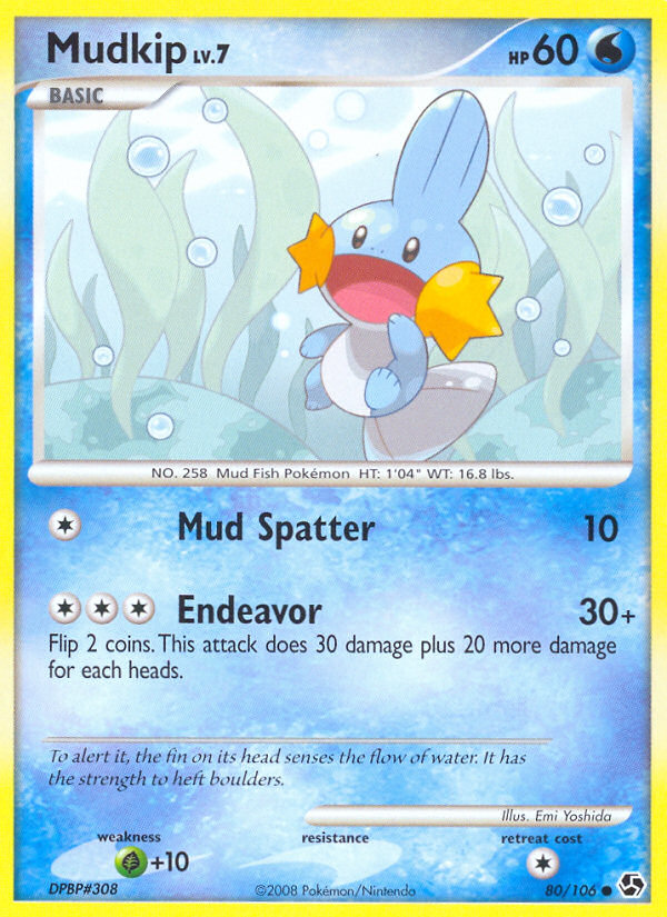 Mudkip (80/106) [Diamond & Pearl: Great Encounters] | North Game Den