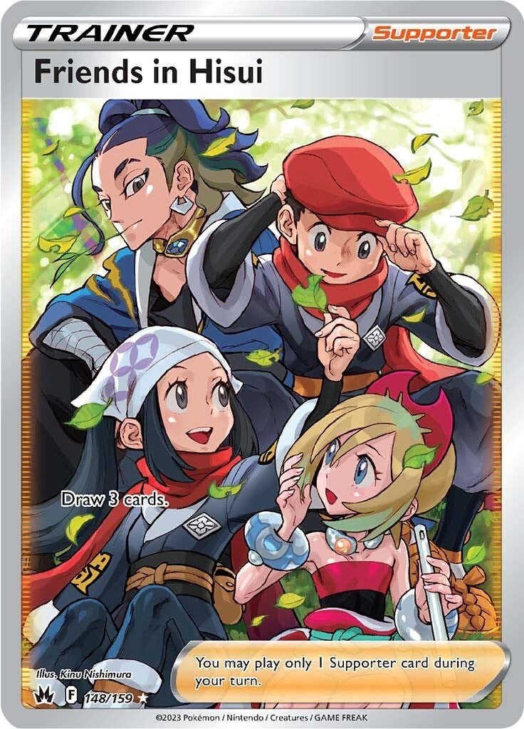 Friends in Hisui (148/159) (Full Art) [Sword & Shield: Crown Zenith] | North Game Den