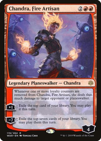 Chandra, Fire Artisan [War of the Spark] | North Game Den