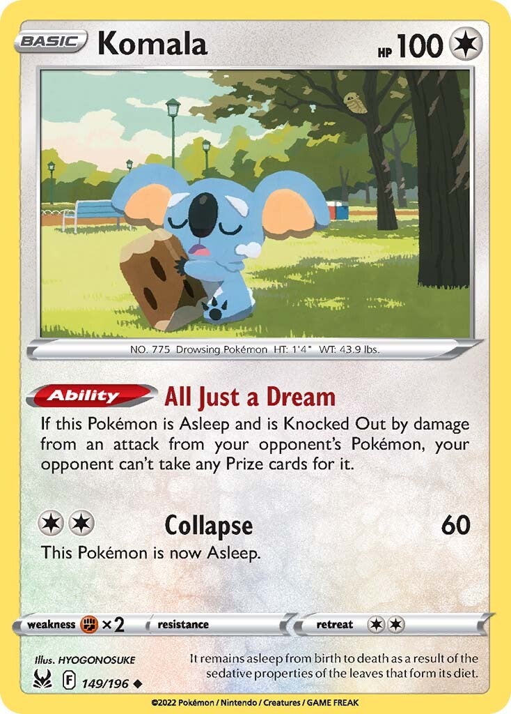 Komala (149/196) [Sword & Shield: Lost Origin] | North Game Den
