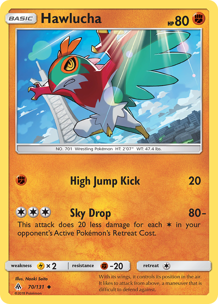 Hawlucha (70/131) [Sun & Moon: Forbidden Light] | North Game Den