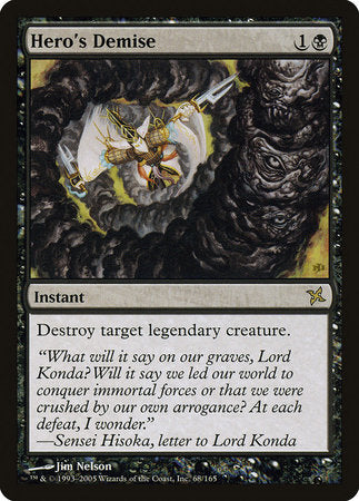Hero's Demise [Betrayers of Kamigawa] | North Game Den