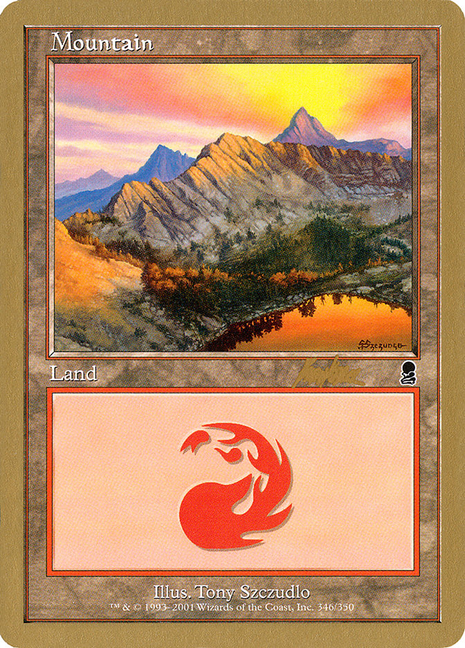 Mountain (bk346) (Brian Kibler) [World Championship Decks 2002] | North Game Den