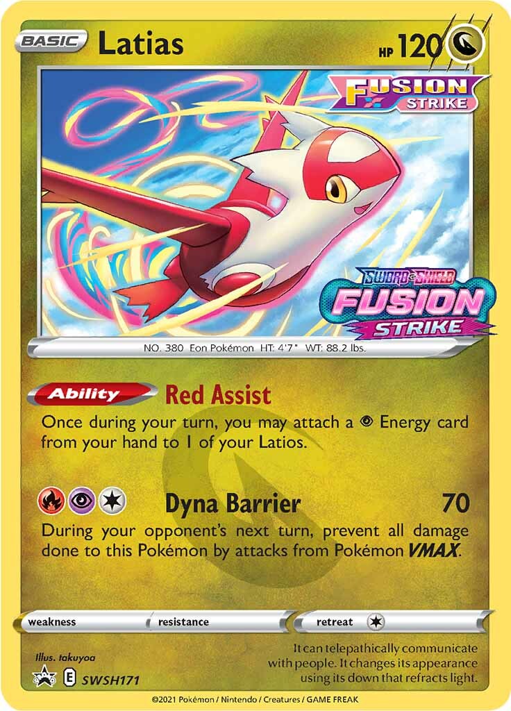 Latias (SWSH171) (Prerelease Promo) [Sword & Shield: Black Star Promos] | North Game Den