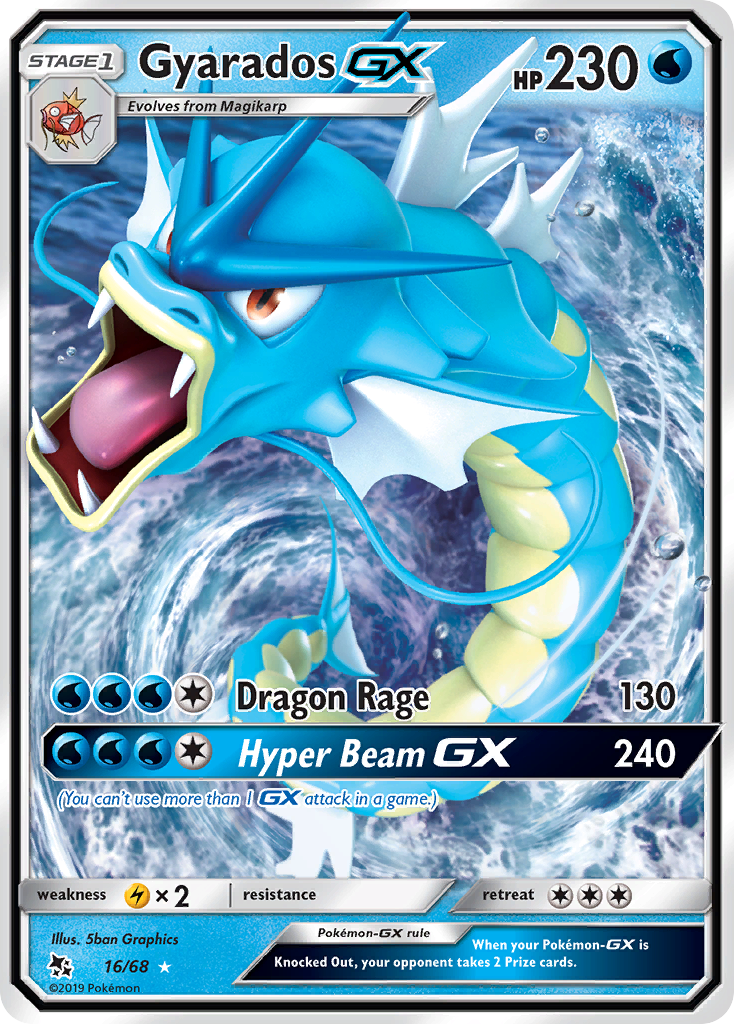 Gyarados GX (16/68) [Sun & Moon: Hidden Fates] | North Game Den