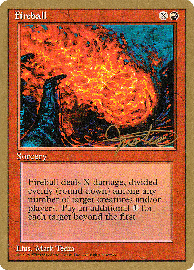 Fireball (Mark Justice) [Pro Tour Collector Set] | North Game Den