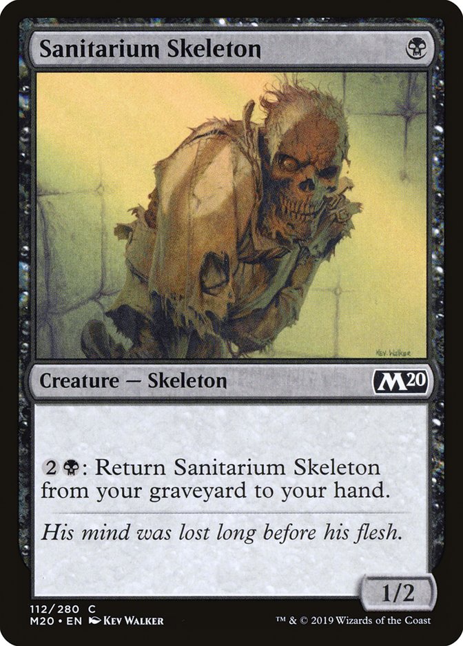 Sanitarium Skeleton [Core Set 2020] | North Game Den