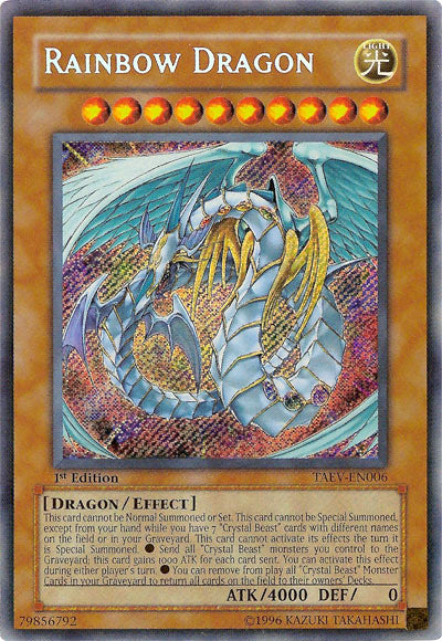 Rainbow Dragon [TAEV-EN006] Secret Rare | North Game Den