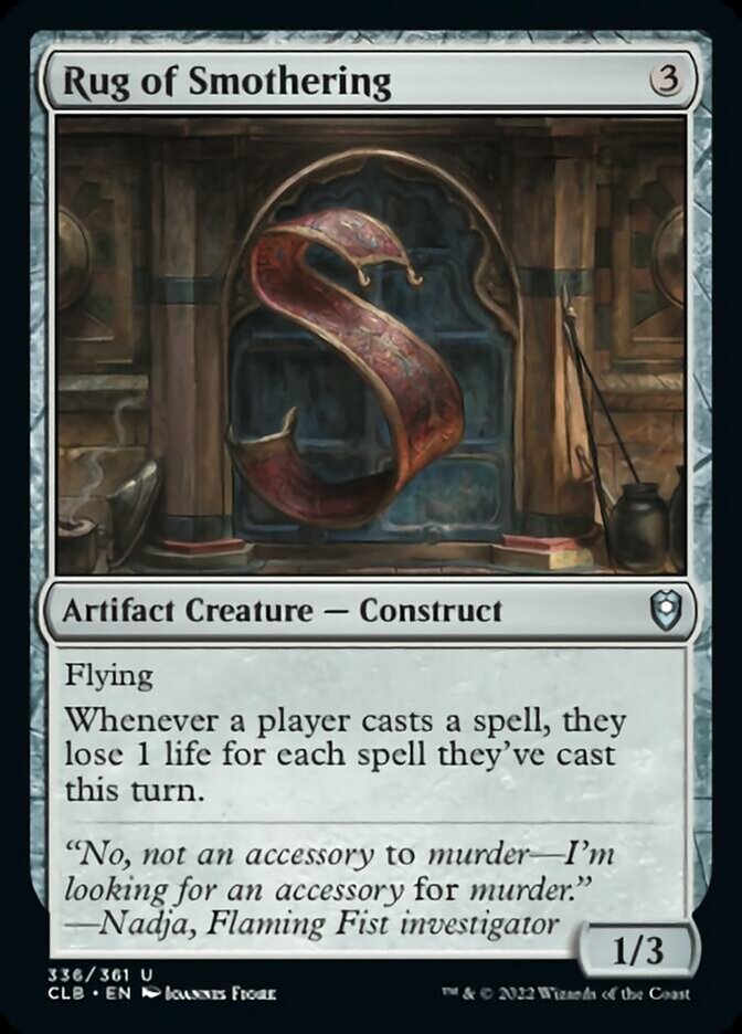 Rug of Smothering [Commander Legends: Battle for Baldur's Gate] | North Game Den