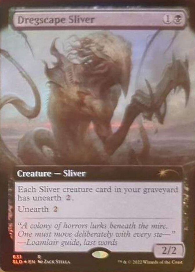 Dregscape Sliver (Extended Art) [Secret Lair Drop Promos] | North Game Den