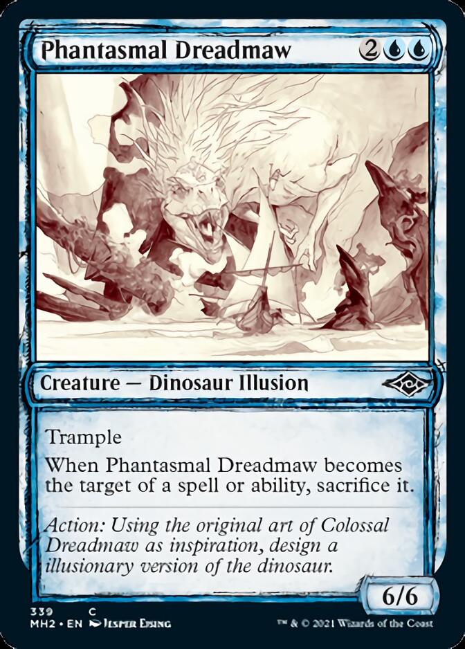 Phantasmal Dreadmaw (Sketch) [Modern Horizons 2] | North Game Den