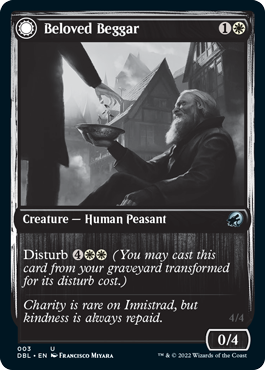 Beloved Beggar // Generous Soul [Innistrad: Double Feature] | North Game Den