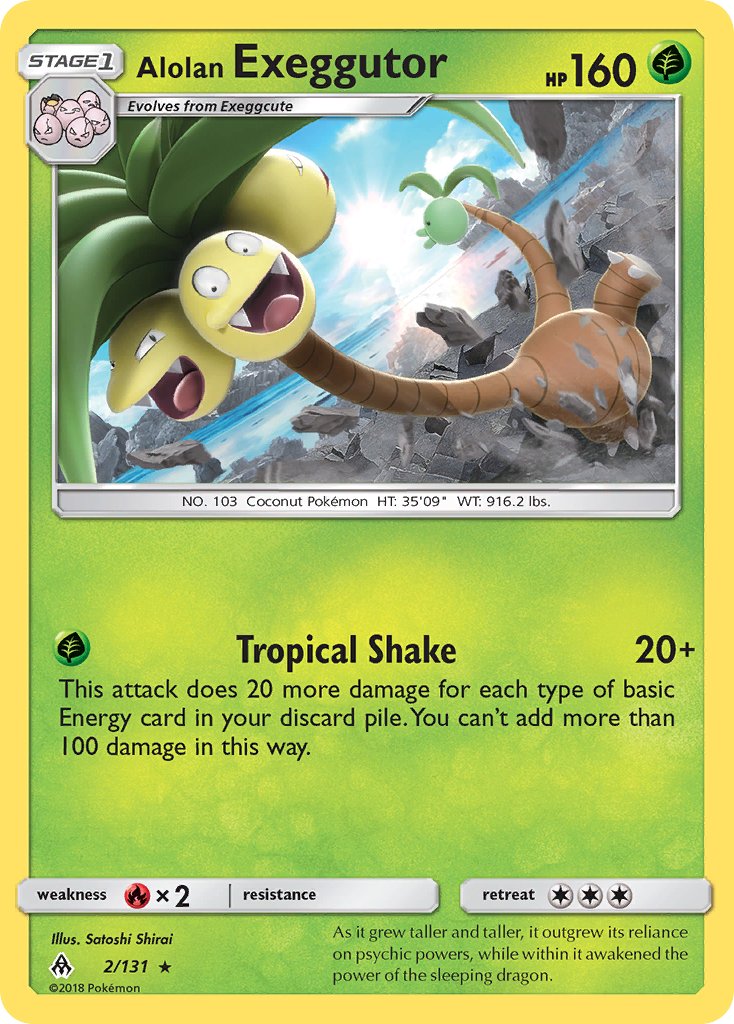 Alolan Exeggutor (2/131) (Theme Deck Exclusive) [Sun & Moon: Forbidden Light] | North Game Den