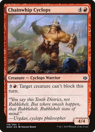 Chainwhip Cyclops [War of the Spark] | North Game Den