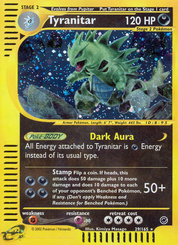 Tyranitar (29/165) [Expedition: Base Set] | North Game Den