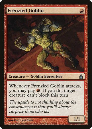 Frenzied Goblin [Ravnica: City of Guilds] | North Game Den