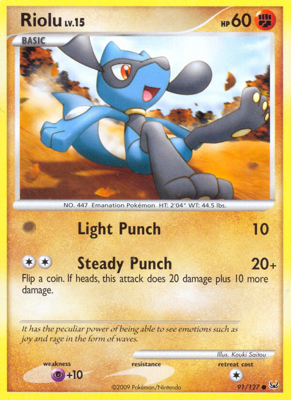 Riolu (91/127) [Platinum: Base Set] | North Game Den