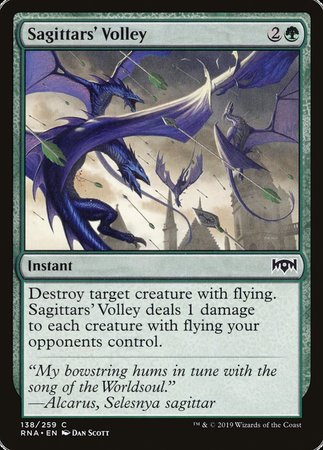Sagittars' Volley [Ravnica Allegiance] | North Game Den