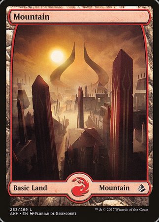 Mountain (253) - Full Art [Amonkhet] | North Game Den