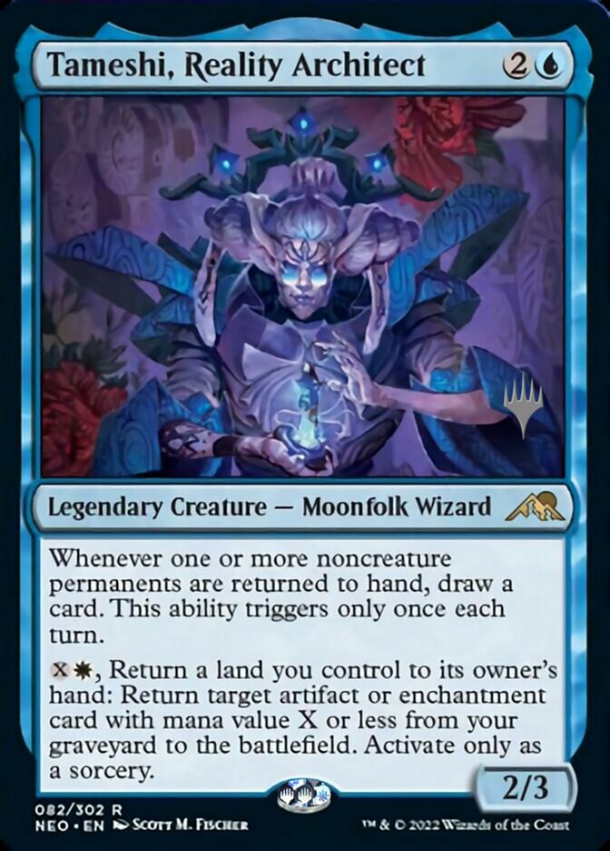 Tameshi, Reality Architect (Promo Pack) [Kamigawa: Neon Dynasty Promos] | North Game Den