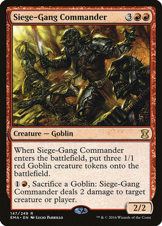 Siege-Gang Commander [Eternal Masters] | North Game Den