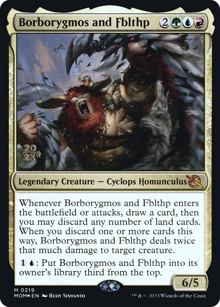 Borborygmos and Fblthp [March of the Machine Prerelease Promos] | North Game Den