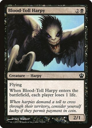 Blood-Toll Harpy [Theros] | North Game Den