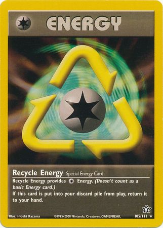 Recycle Energy (105/111) [Neo Genesis Unlimited] | North Game Den