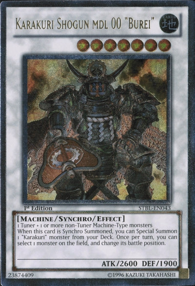 Karakuri Shogun mdl 00 "Burei" [STBL-EN043] Ultimate Rare | North Game Den