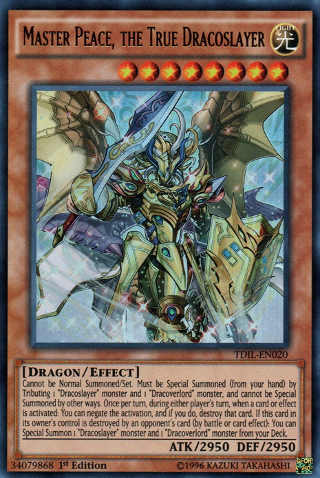 Master Peace, the True Dracoslayer [TDIL-EN020] Ultra Rare | North Game Den