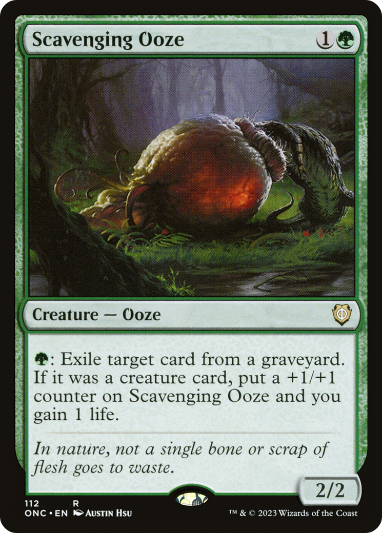 Scavenging Ooze [Phyrexia: All Will Be One Commander] | North Game Den