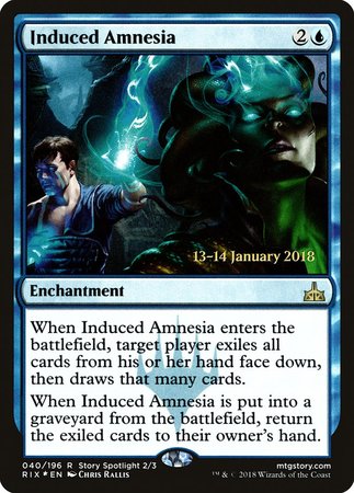 Induced Amnesia [Rivals of Ixalan Promos] | North Game Den