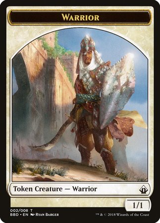 Warrior Token [Battlebond Tokens] | North Game Den
