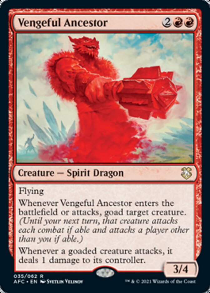 Vengeful Ancestor [Dungeons & Dragons: Adventures in the Forgotten Realms Commander] | North Game Den