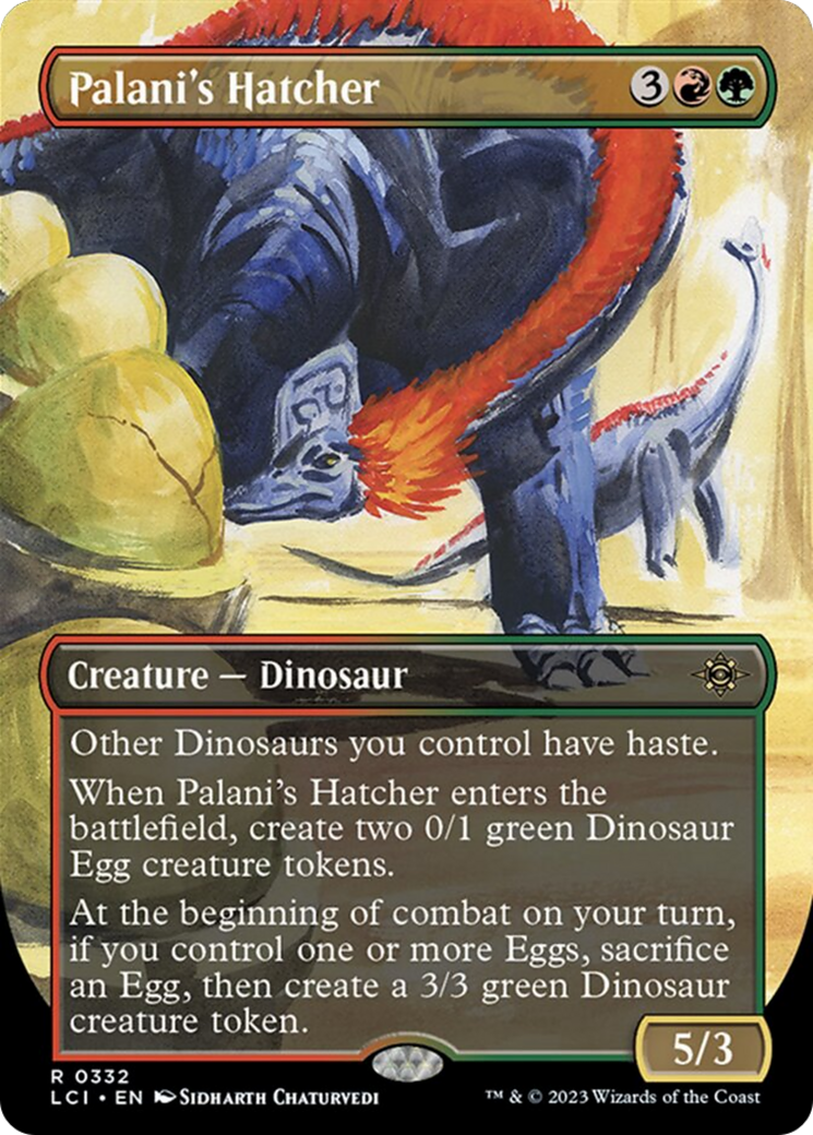 Palani's Hatcher (Borderless) [The Lost Caverns of Ixalan] | North Game Den
