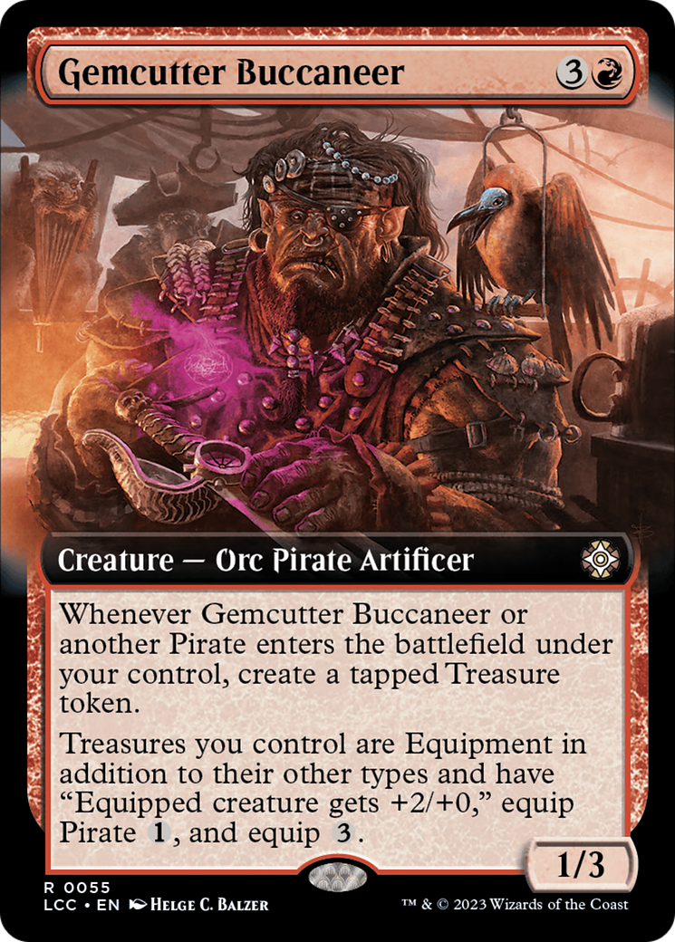 Gemcutter Buccaneer (Extended Art) [The Lost Caverns of Ixalan Commander] | North Game Den